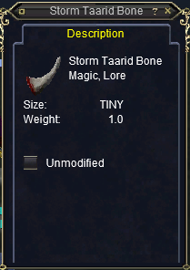 Storm Taarid Bone